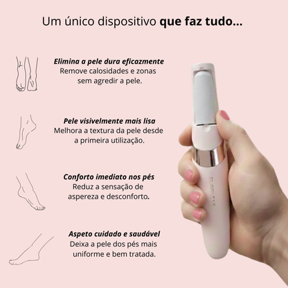 Lima elétrica para pés